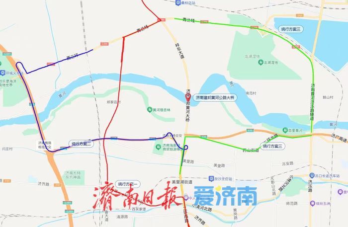 注意绕行！济南建邦大桥发布桥梁及收费站广场沥青路面翻新公告