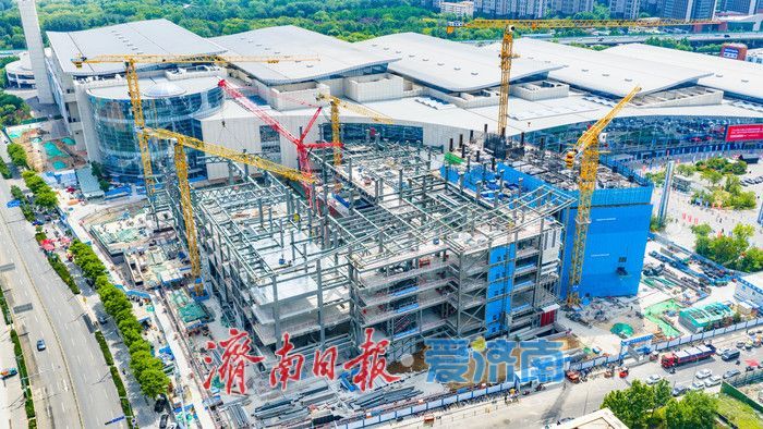 山东国际会展中心配套项目建设有序推进 地标雏形初显赋能区域发展