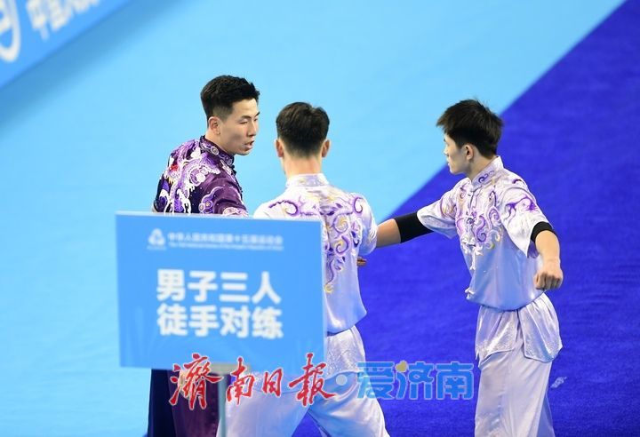 山东队夺得十五运武术套路混合团体金牌