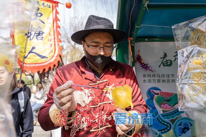 “泉”在济南过大年丨非遗市集年味正浓