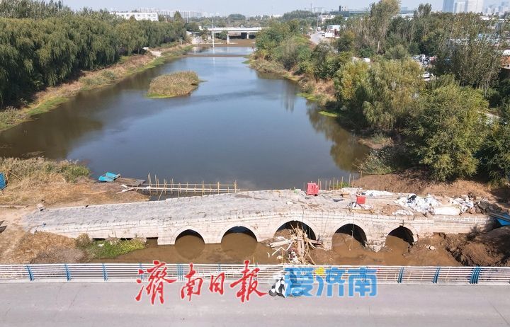 玉符河百年古石桥启动修缮