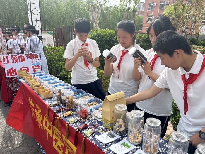 校园里来了中医！历城区港沟中学建成“薪火百草园”