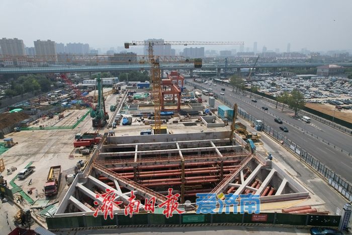 抢抓施工窗口期，济南轨道交通7号线建设驶入快车道