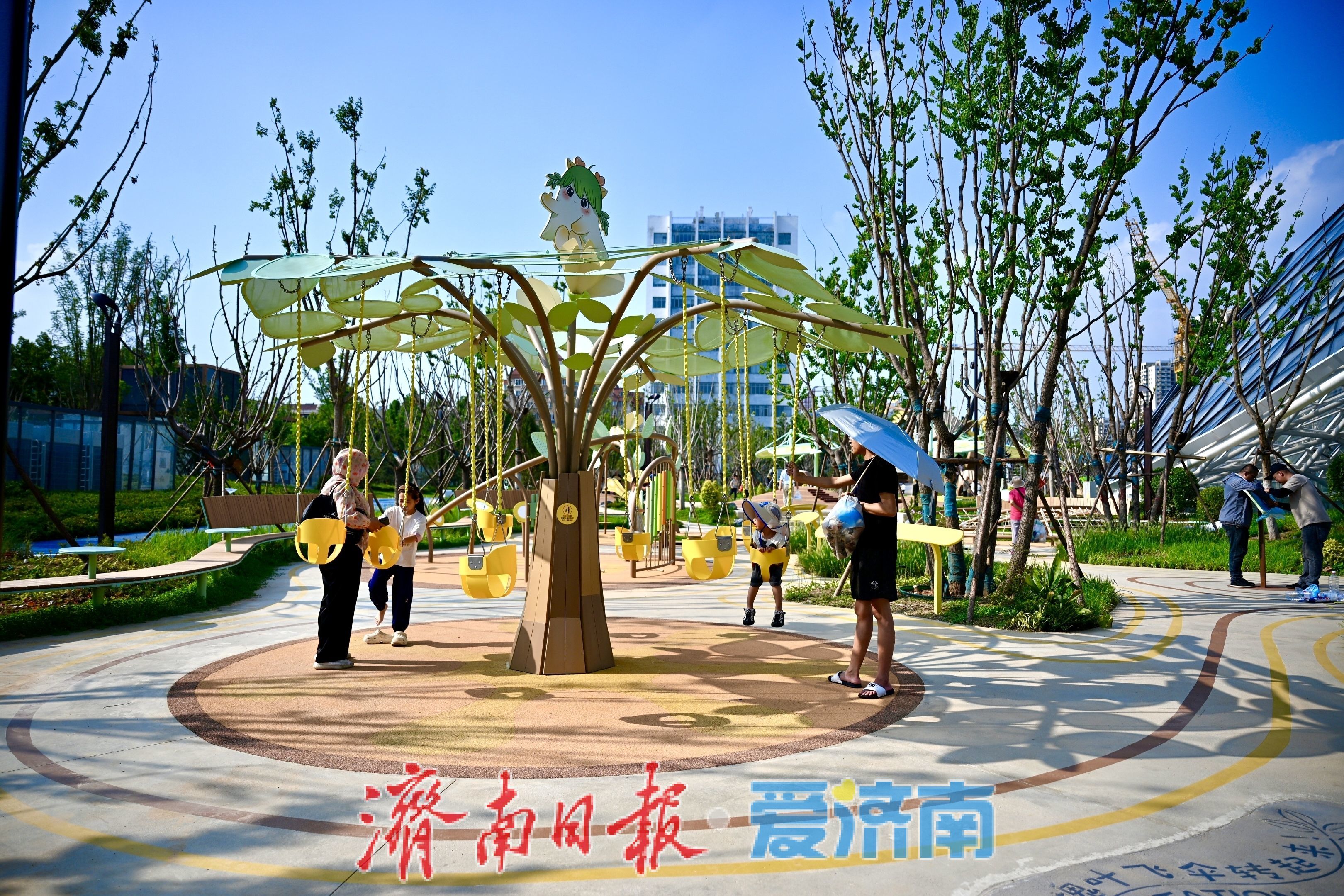 槐苑文化体育公园22日开园 市民抢先“探园”