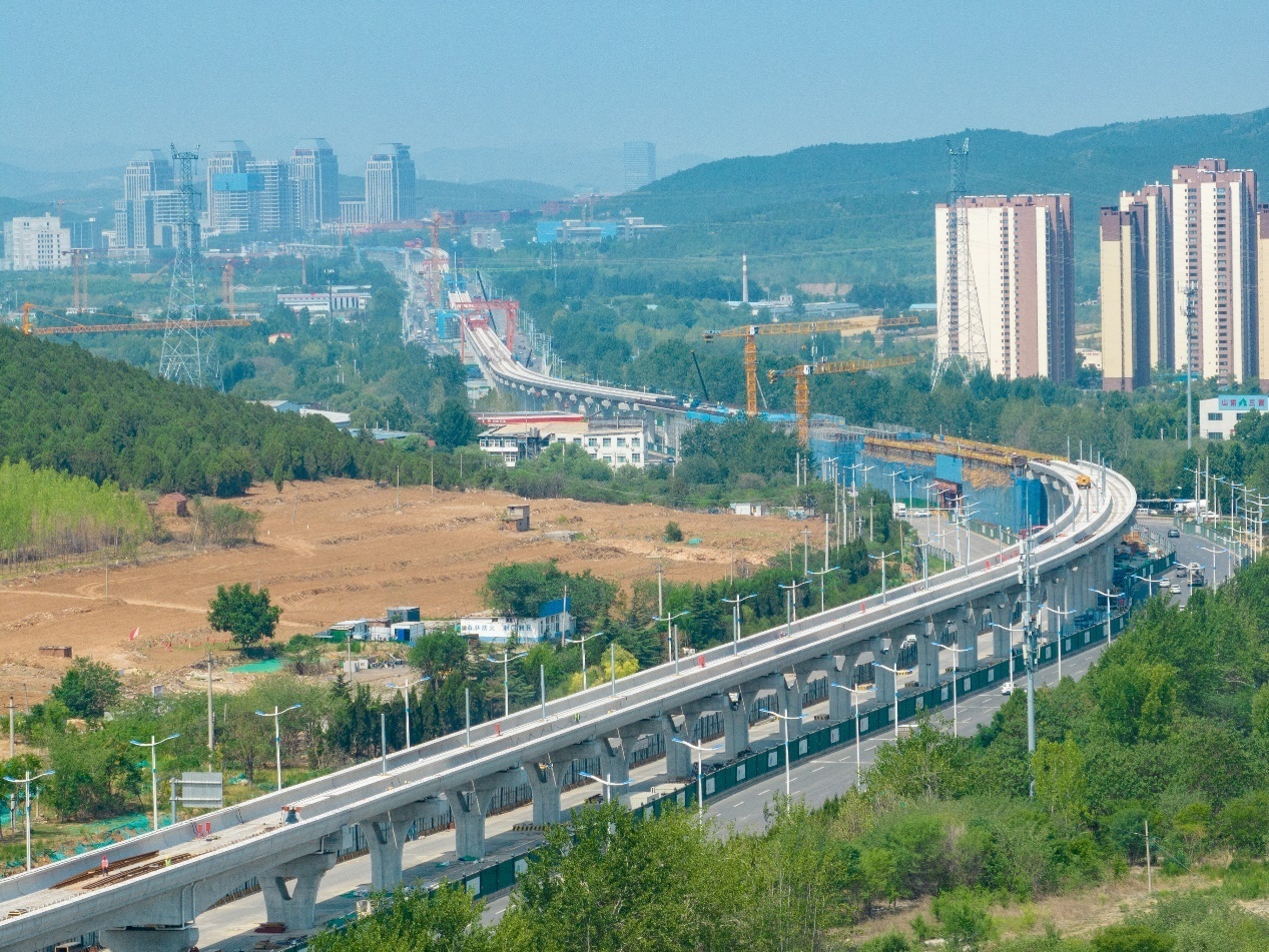 项目强省会｜济南轨道交通8号线地下站全部封顶