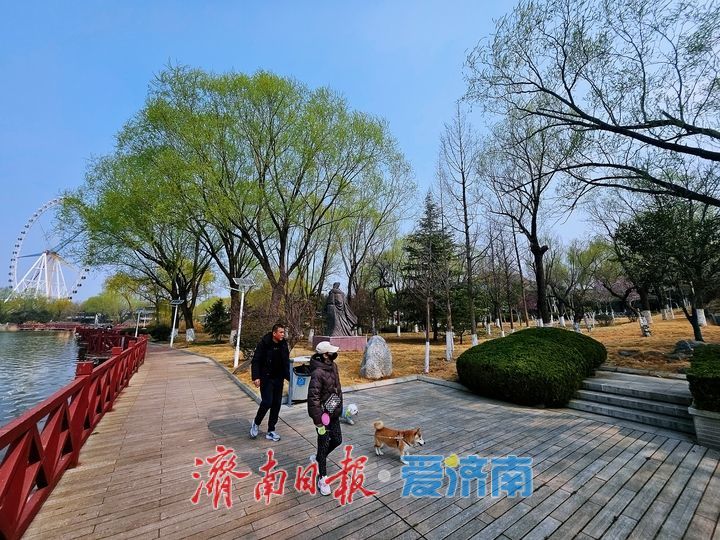 一年四季 泉在济南丨春水映花柳色新 济南园博园迎来踏青赏花好时节