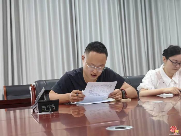 章丘区普集街道开展“青锋普集”理论学习小组6月份集中学习活动