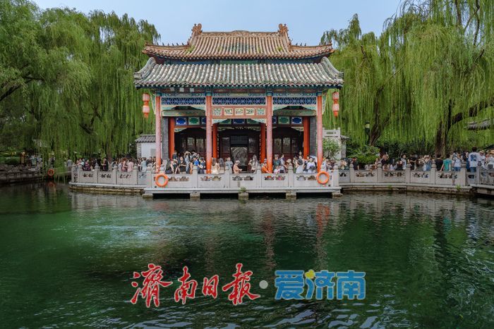 一年四季 泉在济南丨降雨过后，济南趵突泉水位上升至28.09米