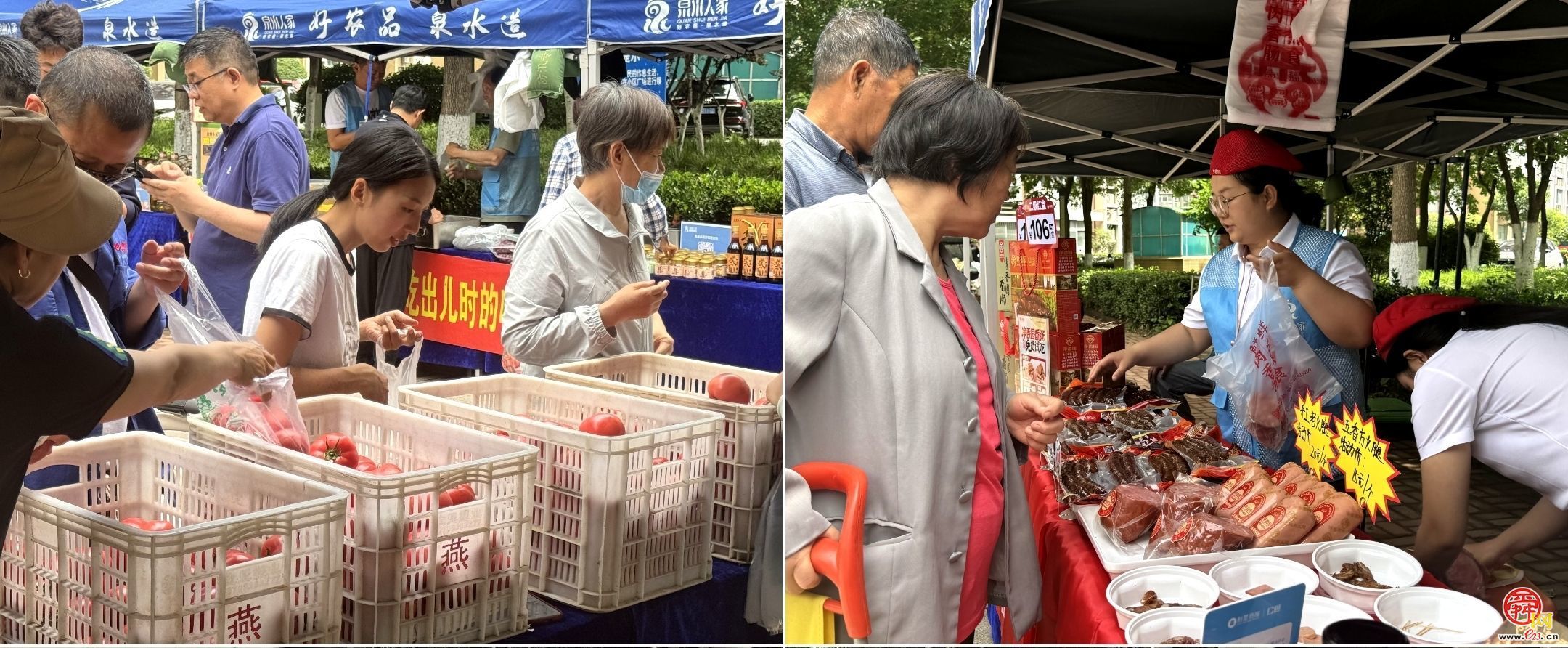 开市即售罄！泉水人家走进鑫苑国际城市花园 生鲜好物广受追捧