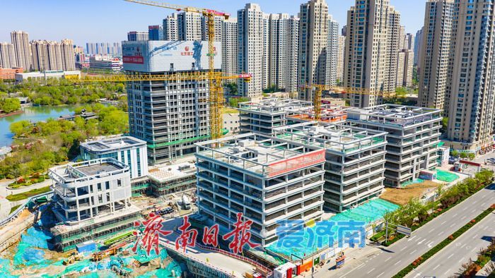 项目强省会｜云锦湖旁崛起商务新芯 ，金广场勾勒济南北部城市新天际线