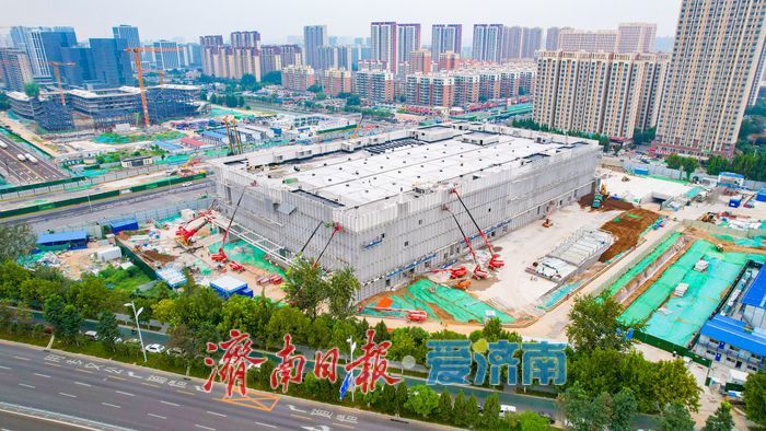 以绿色筑就高端商业 济南山姆会员商店项目建设进度超 70%