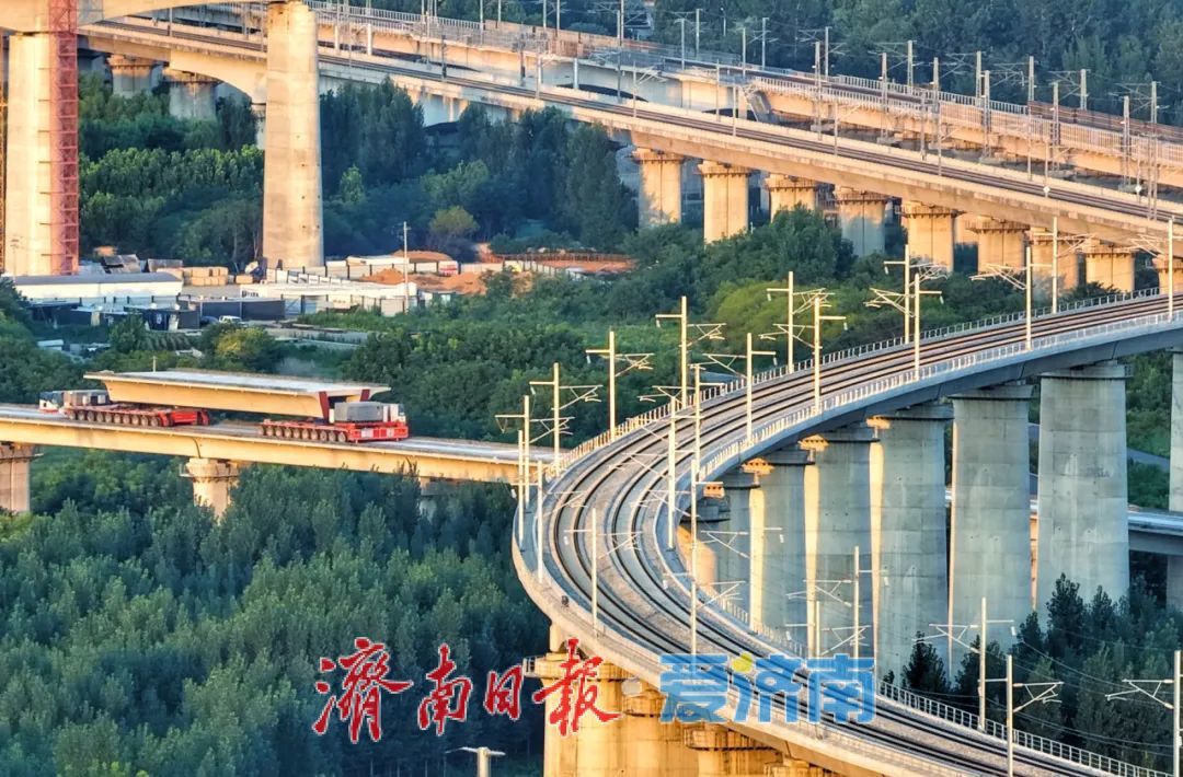 项目强省会｜济滨高铁完成全线所有箱梁架设
