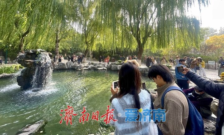 月牙泉畔演绎“清泉石上流”灵动画卷