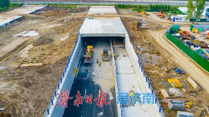 济南南北三号路下穿铁路工程机动车道贯通 片区交通迎来新突破