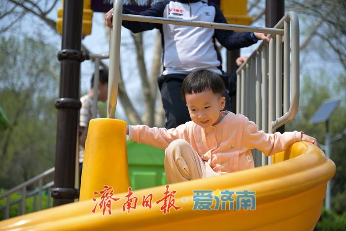 花朝荟引客来，泉城公园赏花热