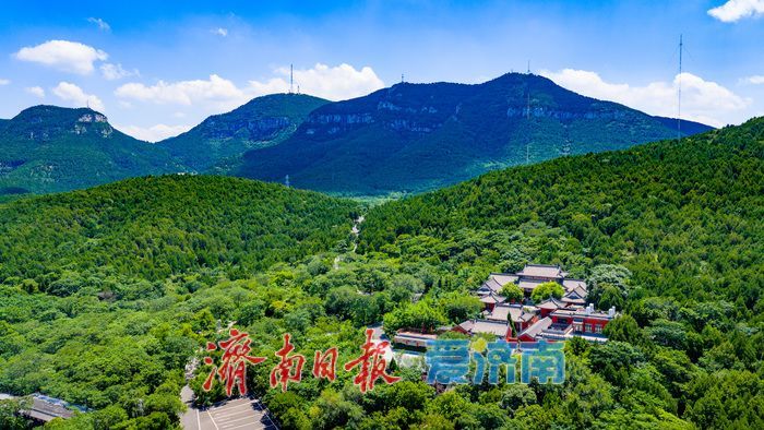 蓝天白云刷屏泉城，登高远眺CBD古今同框入画