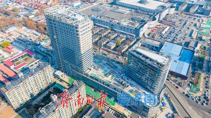 项目强省会｜济南腊山站TOD项目加速建设 双地铁上盖综合体赋能西部商圈升级