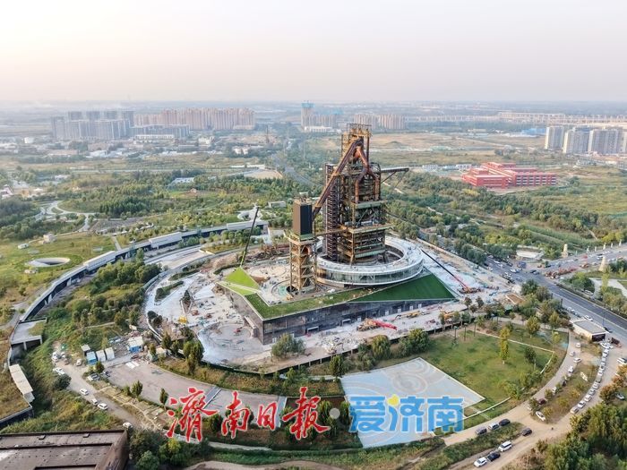 炉火虽熄，济南这座百米高炉即将“点亮”
