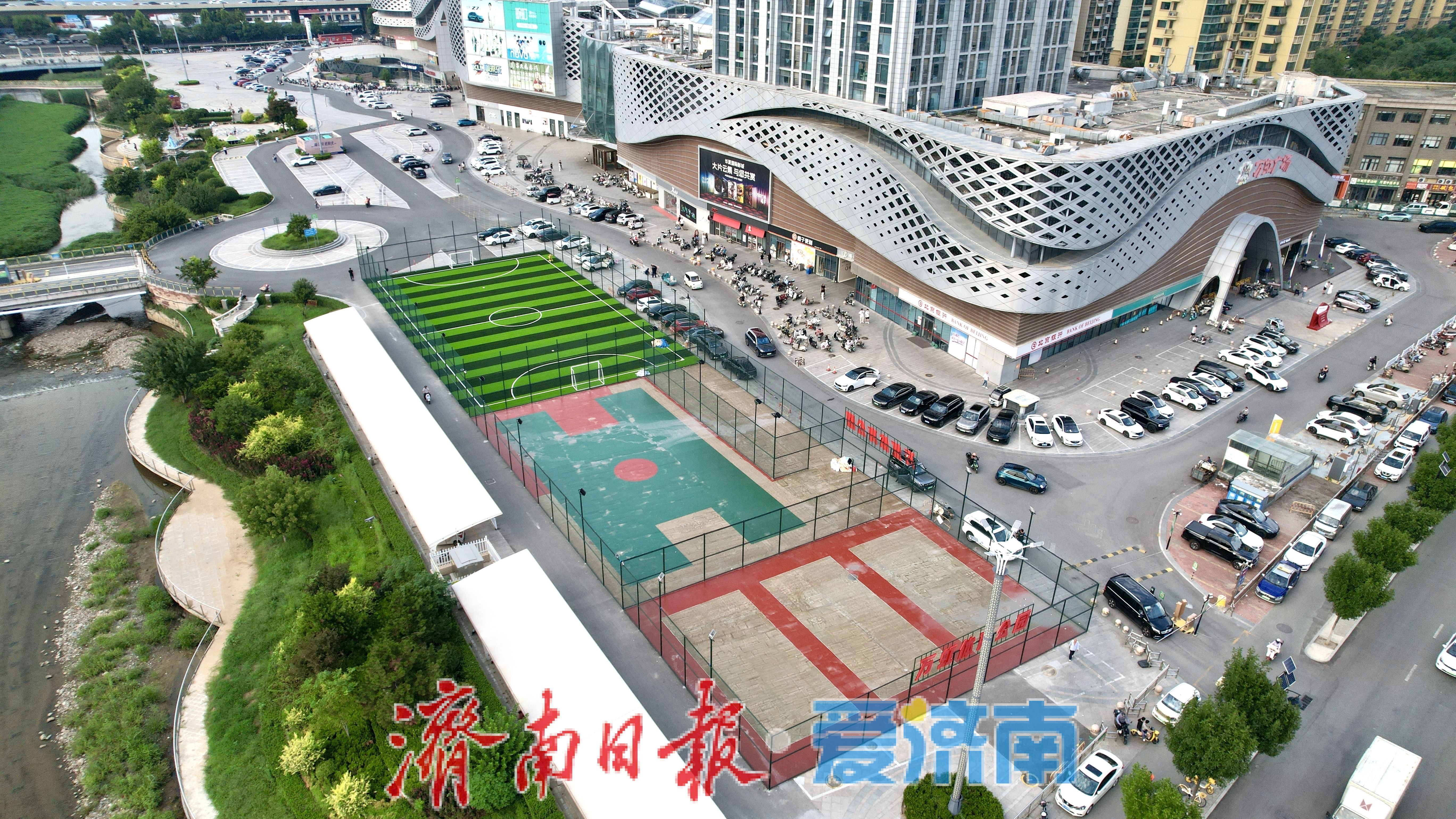 项目强省会丨济南万虹体育公园加紧建设 商圈再添运动休闲新地标