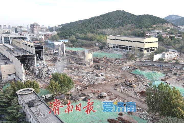 金鸡岭热电厂拆除工作有序推进