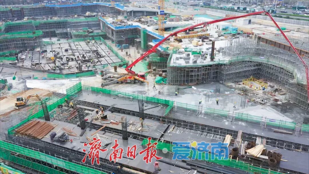 项目建设进入集中发力关键阶段！记者探营济南轨道交通4号线TOD项目