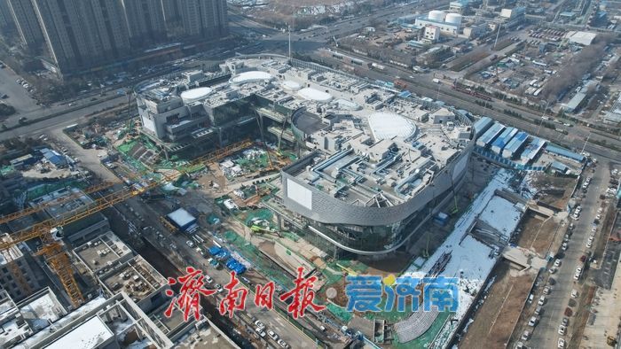 商业新地标正在崛起 济南雪山万达广场建设提速