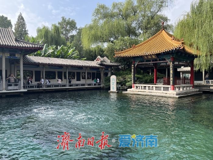 济南双泉“涨”声响起，“趵突腾空”盛景正当时