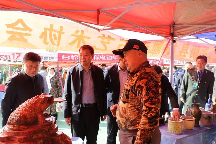 济南市长清区西苏文化市场开街暨第一届奇石书画博览会盛大开幕