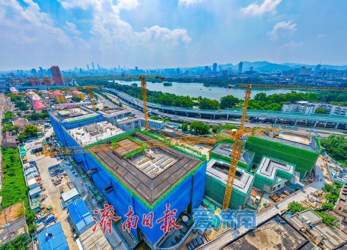 紧邻大明湖！济南角楼庄A地块加快建设，老城迎来全新商业街区