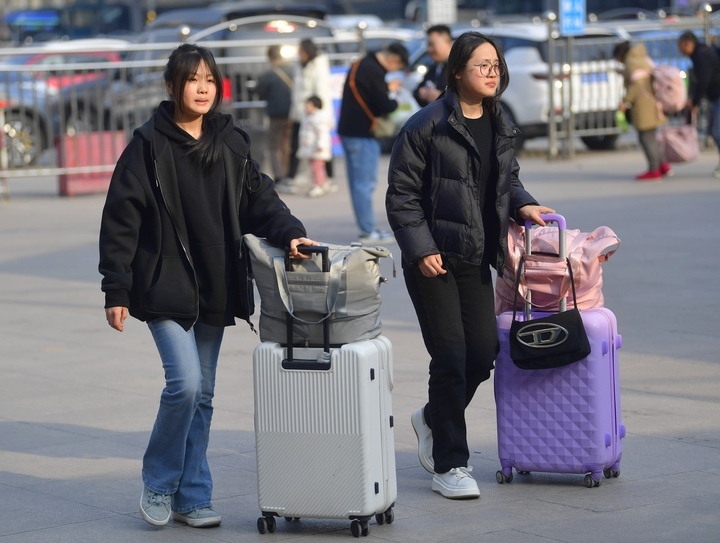 2024年春运临近尾声，济南火车站客流平稳有序