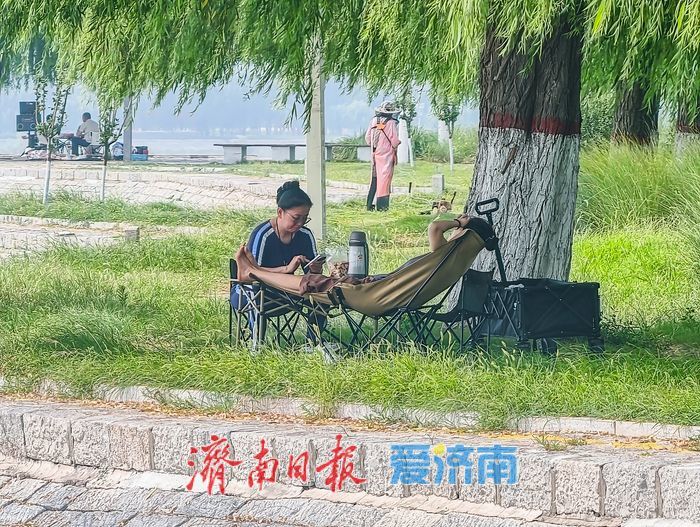 黄河生态风貌带，泉城人家的“天然凉棚”