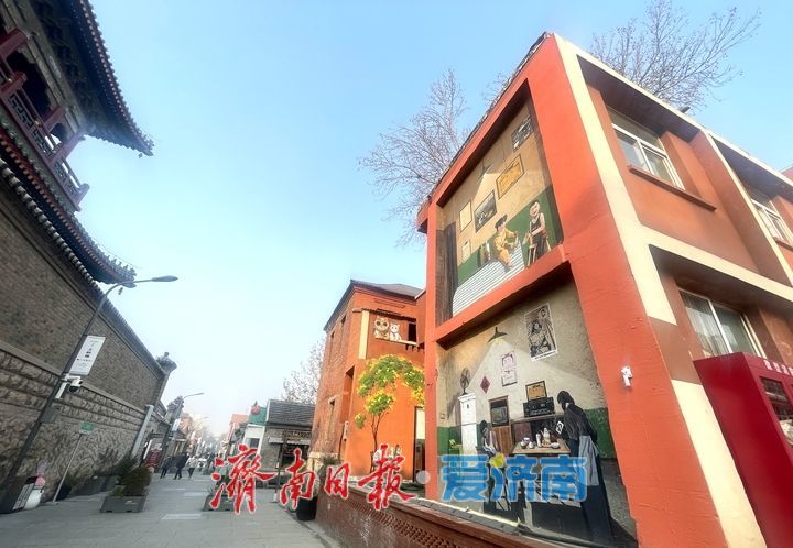 济南上新街：冬日老街变身浪漫打卡地