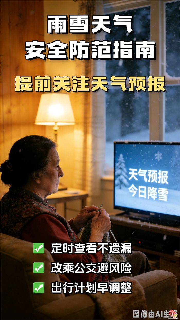 雨雪天气安全防范指南