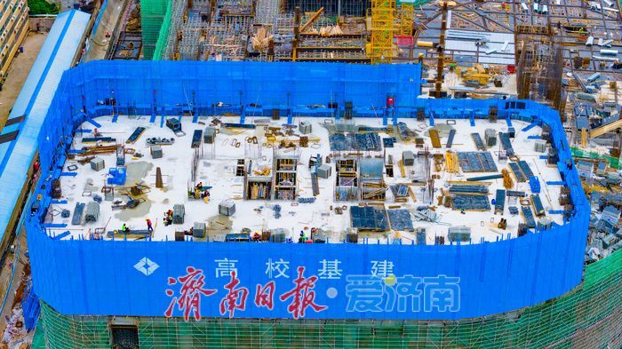 济南天桥万融广场加速建设 黄河南岸TOD新地标初展雄姿