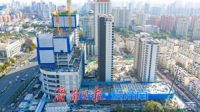 项目强省会｜轨交赋能城市更新 济南地铁4号线市立五院站TOD综合体稳步建设