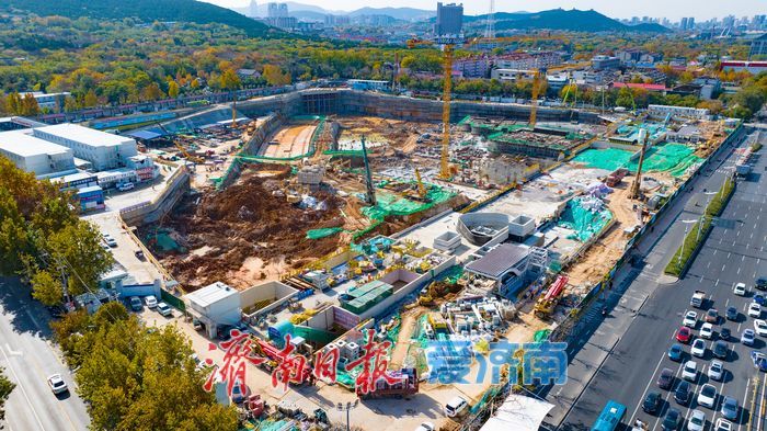 项目强省会｜济南千佛山站TOD项目加速建设，织就“山城融合”新画卷