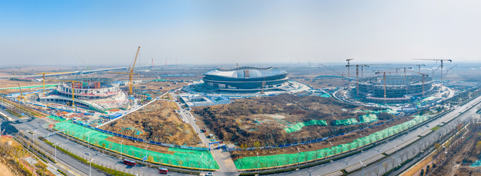 项目强省会｜济南黄河体育中心建设提速 打造齐鲁文体新高地