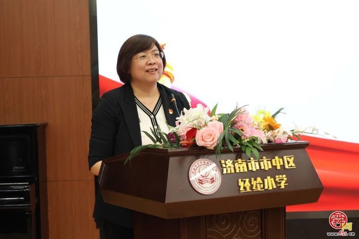 翰墨颂党恩 笔韵润经纶——市中区书协进校园共建笔会活动