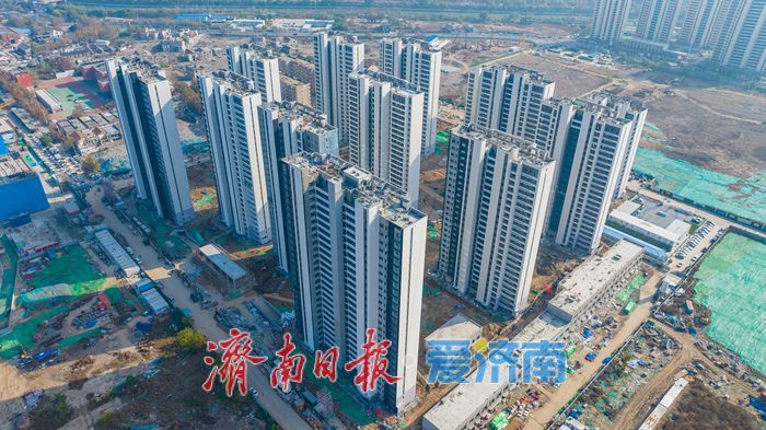 项目强省会｜济南天桥区王炉北辛安置房项目进入收尾阶段，现代简约风貌初现