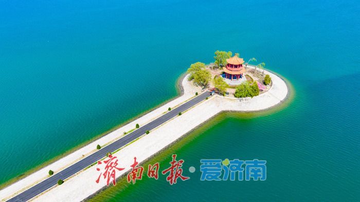 颜值实力双在线 济南玉清湖隔坝绘就水利生态新图景