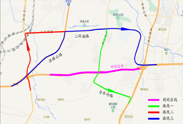 济南二环南快速路石房峪山、老虎洞山隧道3月11日起提升改造，计划工期8个月