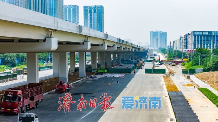 40 公里东西向快速大通道成型！济南工业北路东延提速建设
