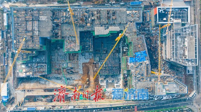 济南西部新地标加速崛起 银泰百货项目建设稳步推进