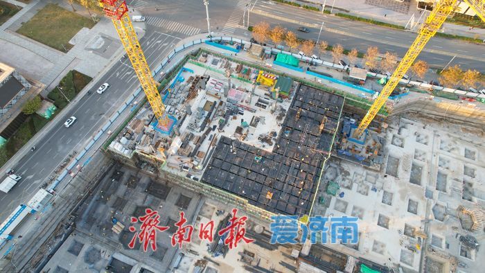 项目强省会｜济南西站中轴线217米新地标！山东国际会展中心21万平方米配套部分项目加速推进