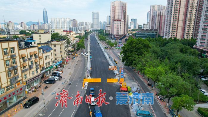 济南纬二路跨铁路天桥改造迎重要节点