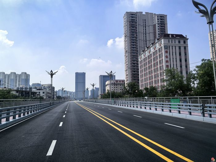 焕新通车！济南纬二路跨铁路天桥桥上路段改造完工