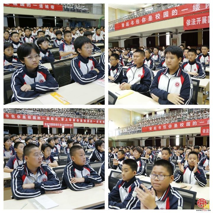 全民国防“泉”动员︱国防动员普法与宣传教育“进学校”走进济南高新区海川中学