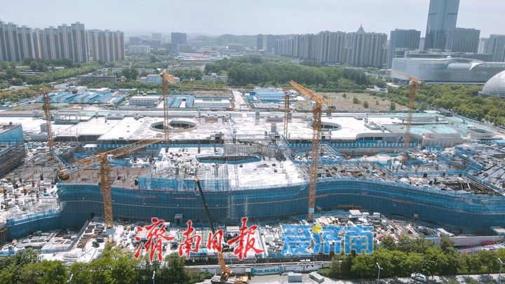 项目强省会｜山东在建最大第四代万达广场“全力攻坚”，部分区域已施工至地上三层