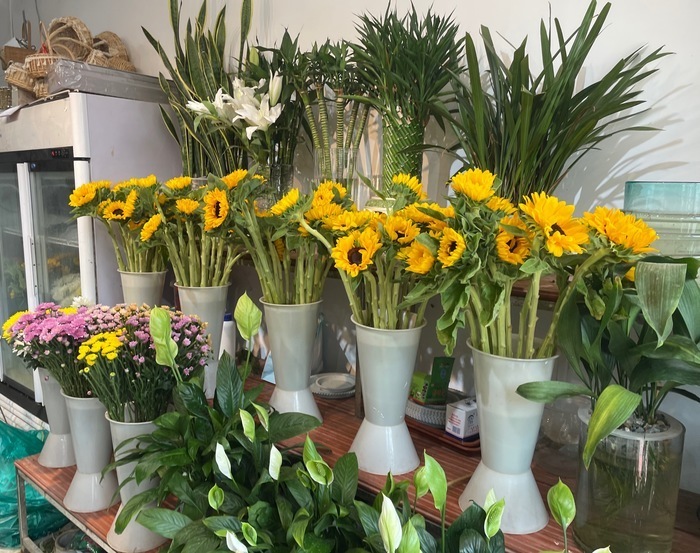 高考催生鲜花经济 考点附近花店销量爆棚