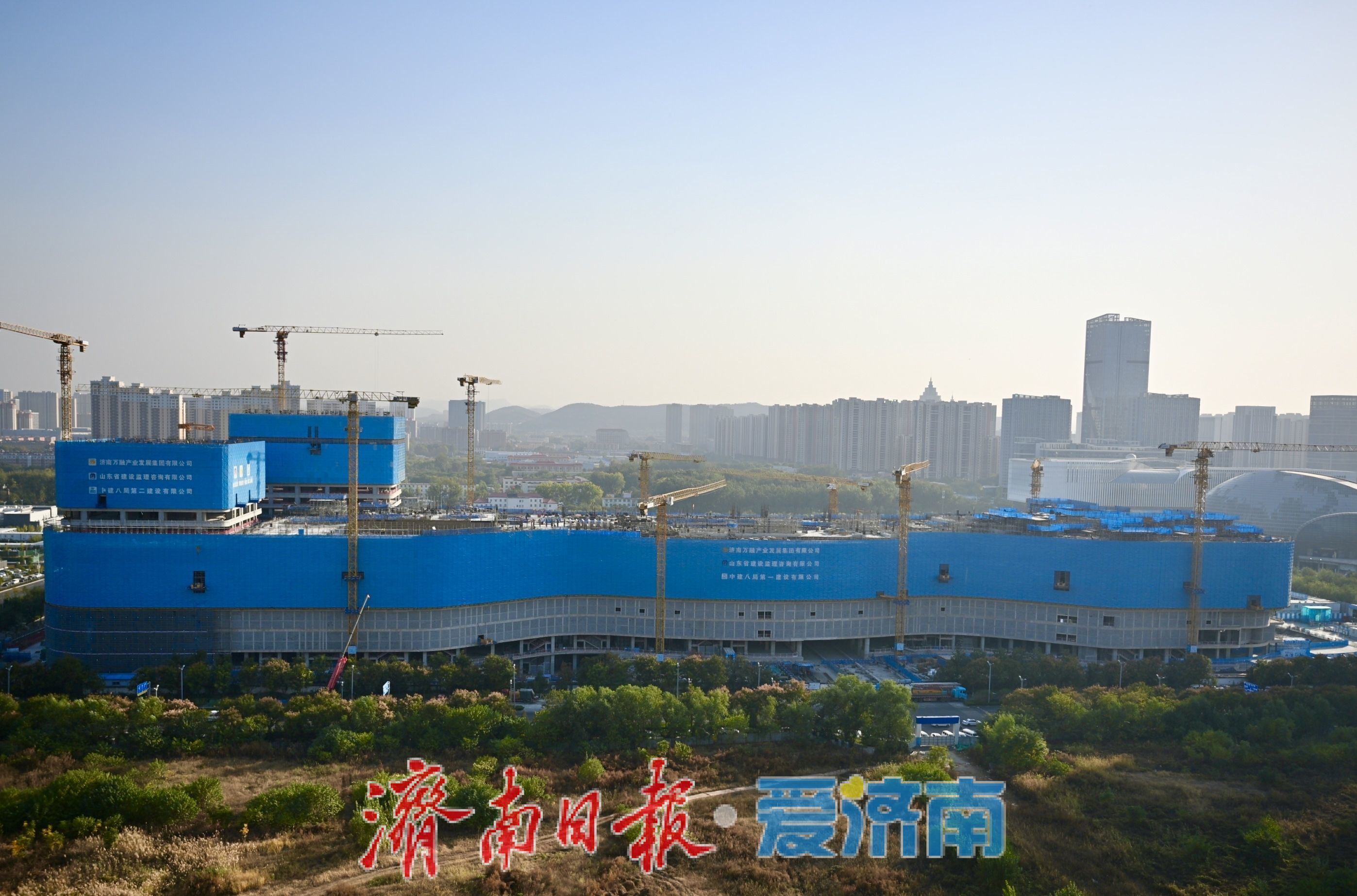 山东在建规模最大第四代万达广场项目稳步推进 济南西城新商业地标加速成型